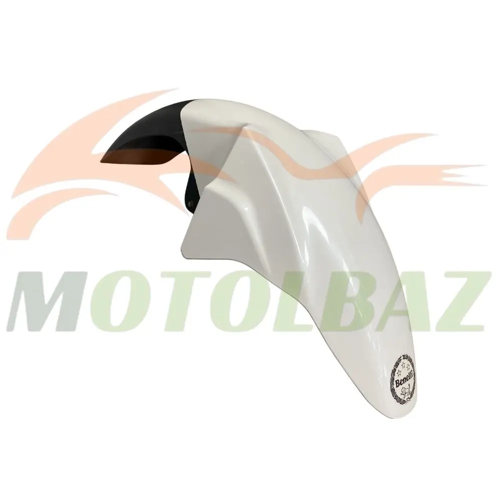 gelgir-white-tnt15 گلگیر جلو سفید با برچسب بنلی ۱۵۰