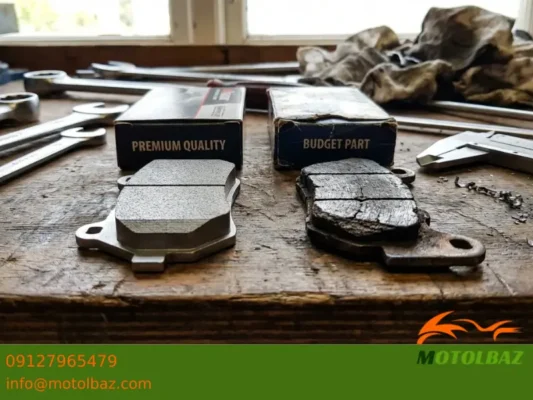 زمان تعویض لنت ترمز موتور