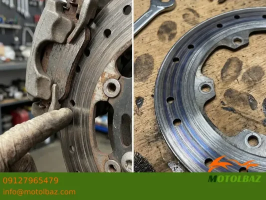 علت سوت کشیدن لنت ترمز موتور چیست