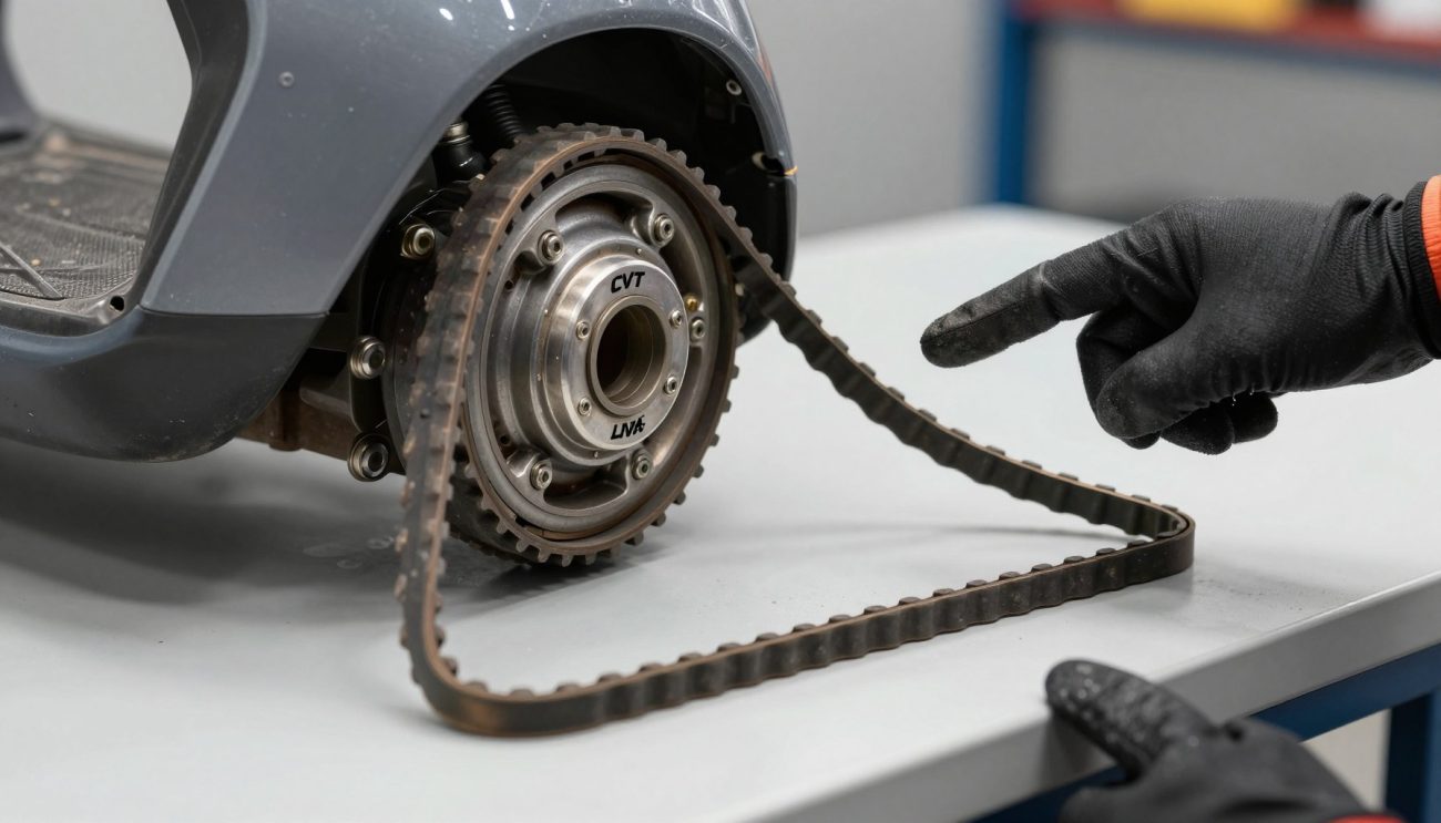 بهترین زمان تعویض زنجیر CVT موتور سیکلت